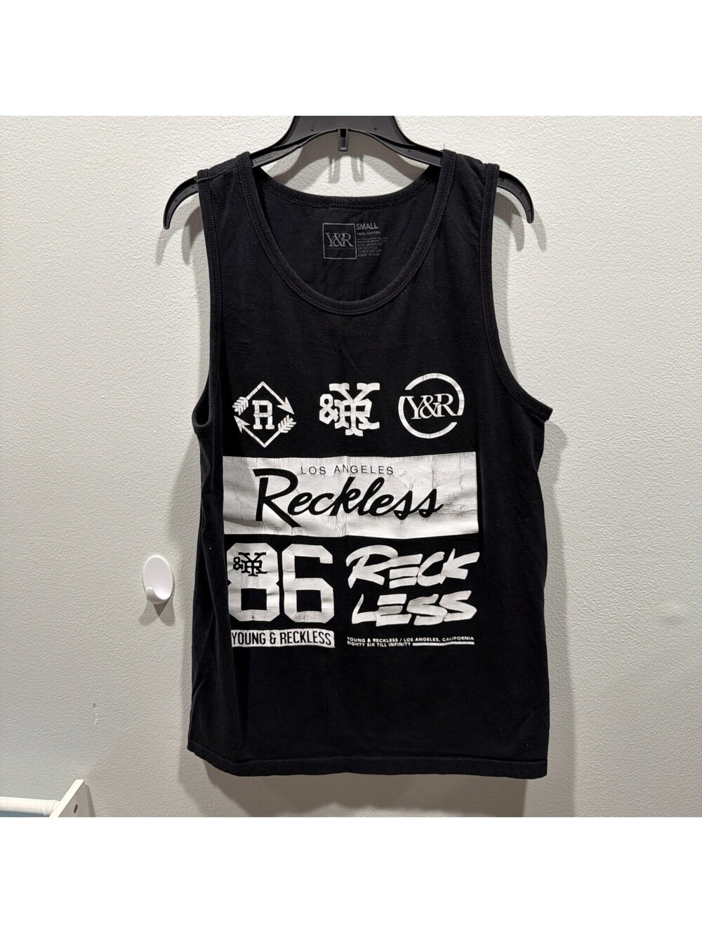 Young & Reckless Tank Size Small